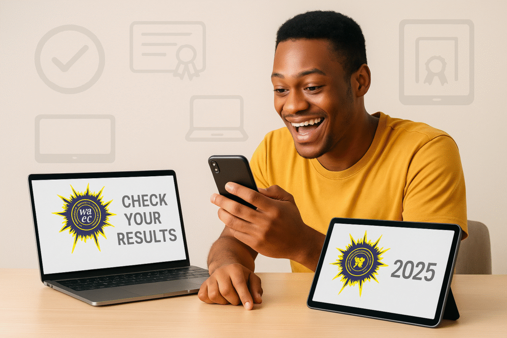 How to Check WAEC WASSCE 2025 Results Using Phone, Tablet or PC