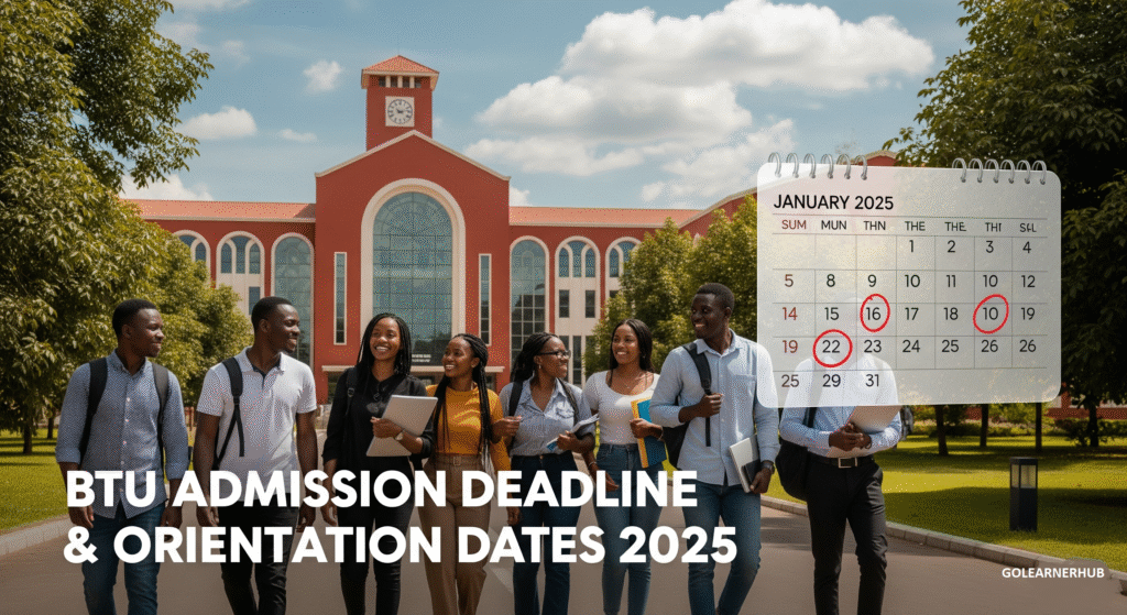 BTU Admission Deadline & Orientation Dates for 2025 (2)